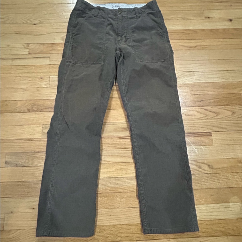 J. Crew Khaki Green Trousers